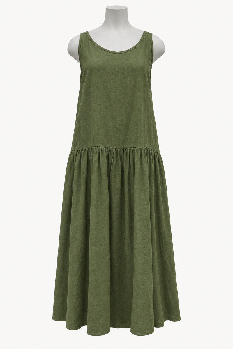 PRE ORDER TCD Petticoat Dress - Army Green