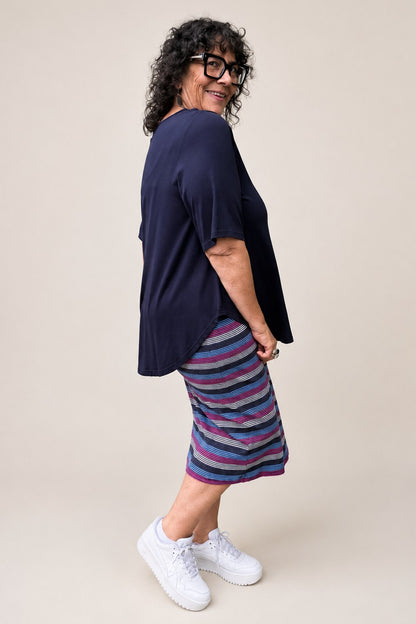 TCD Short La Bella - Midnight Candy Stripe