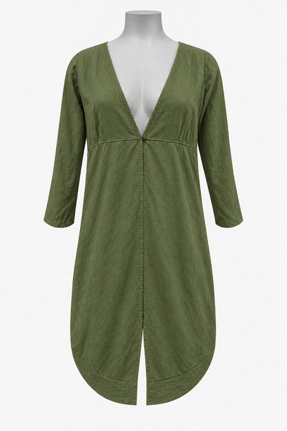 PRE ORDER TCD Solidarity Duster - Army Green