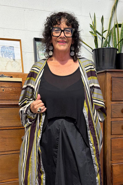 TCD Vespa Duster - Olive Stripe
