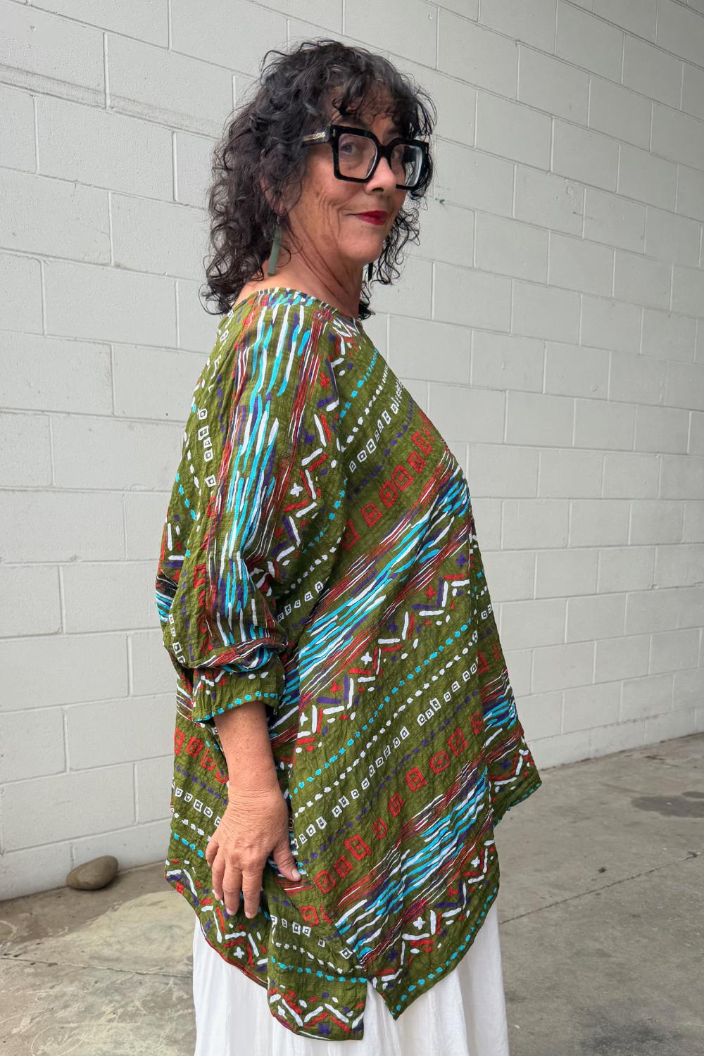 TCD Woven Tee  Top - Folklore