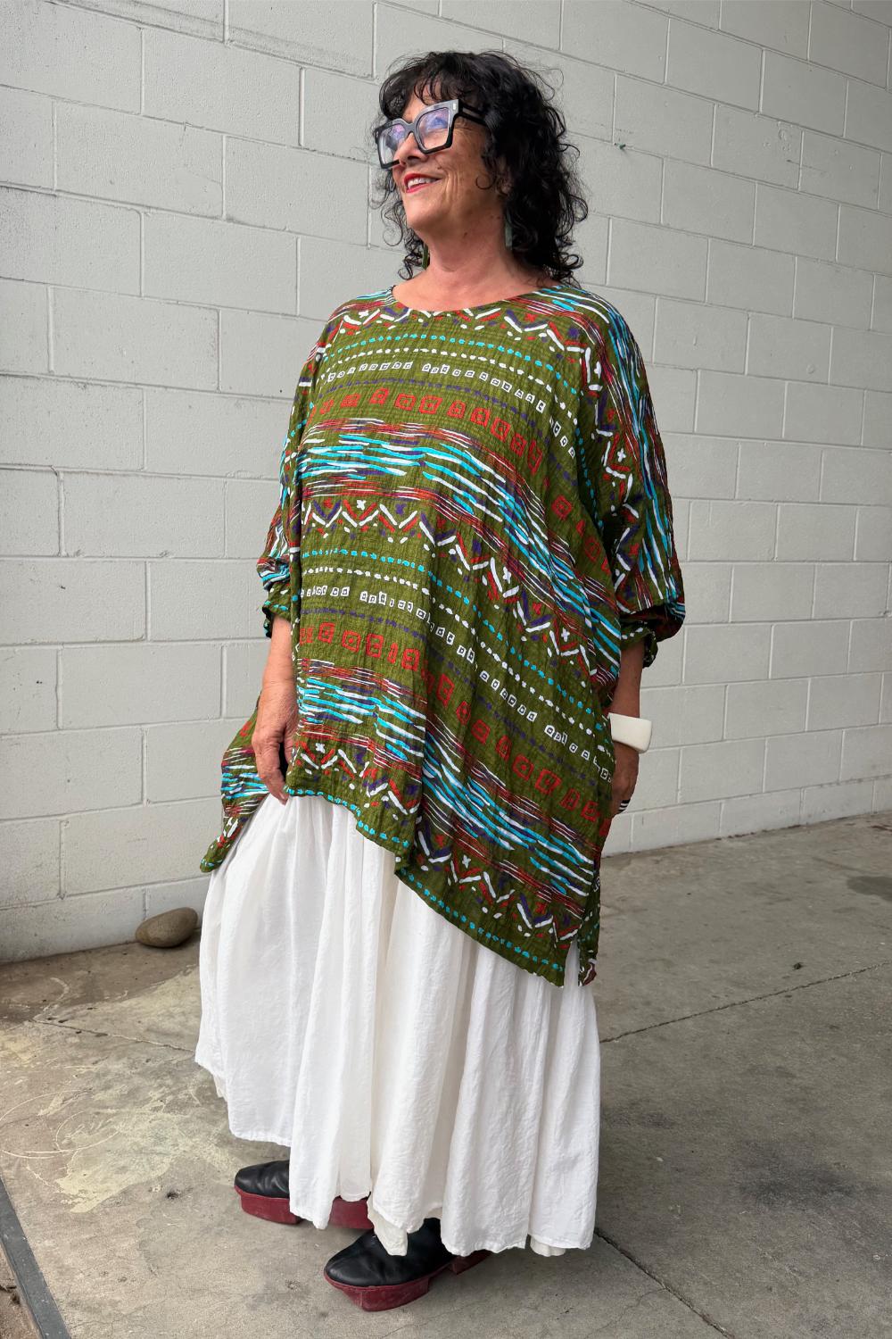 TCD Woven Tee  Top - Folklore