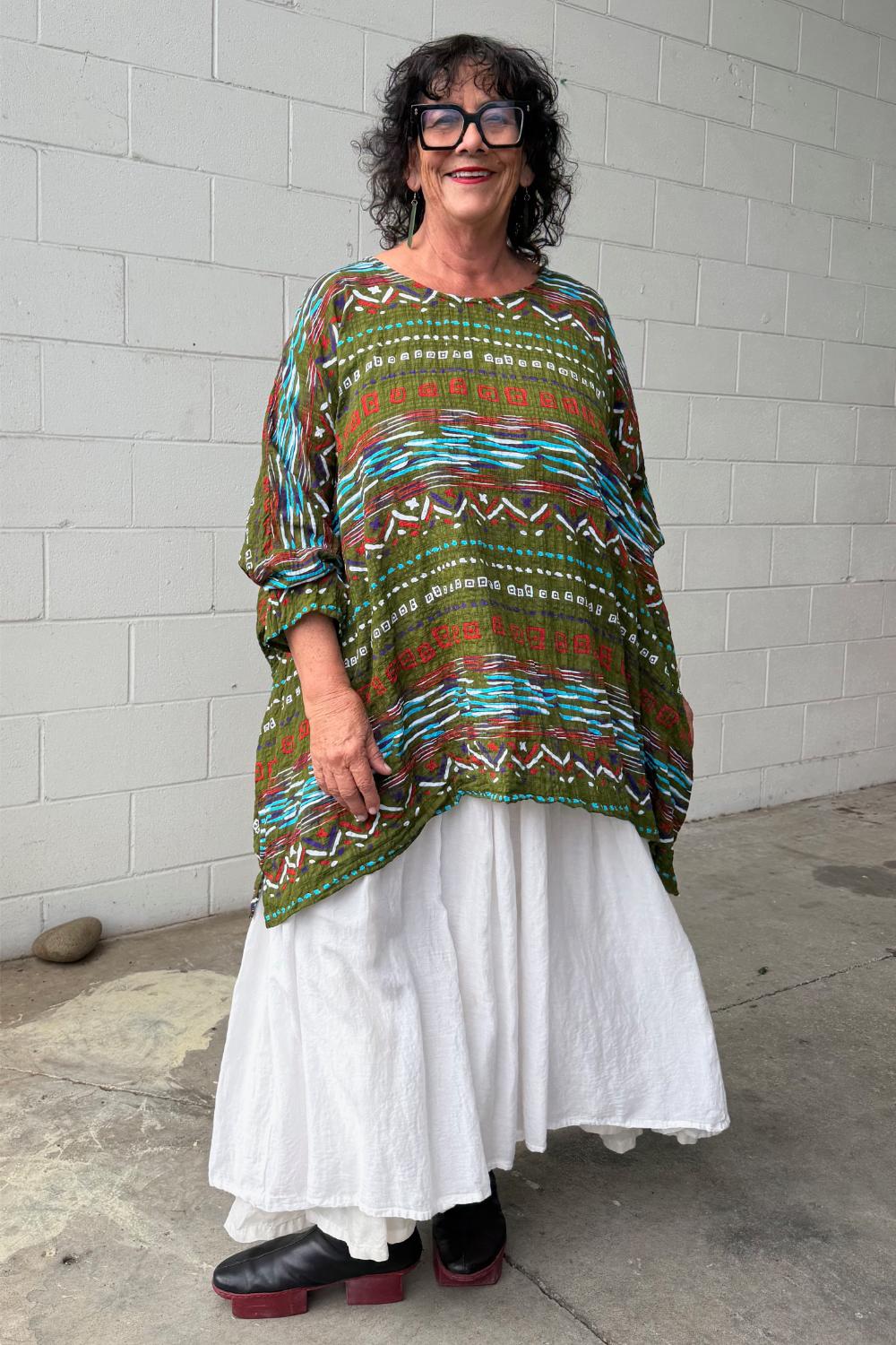 TCD Woven Tee  Top - Folklore