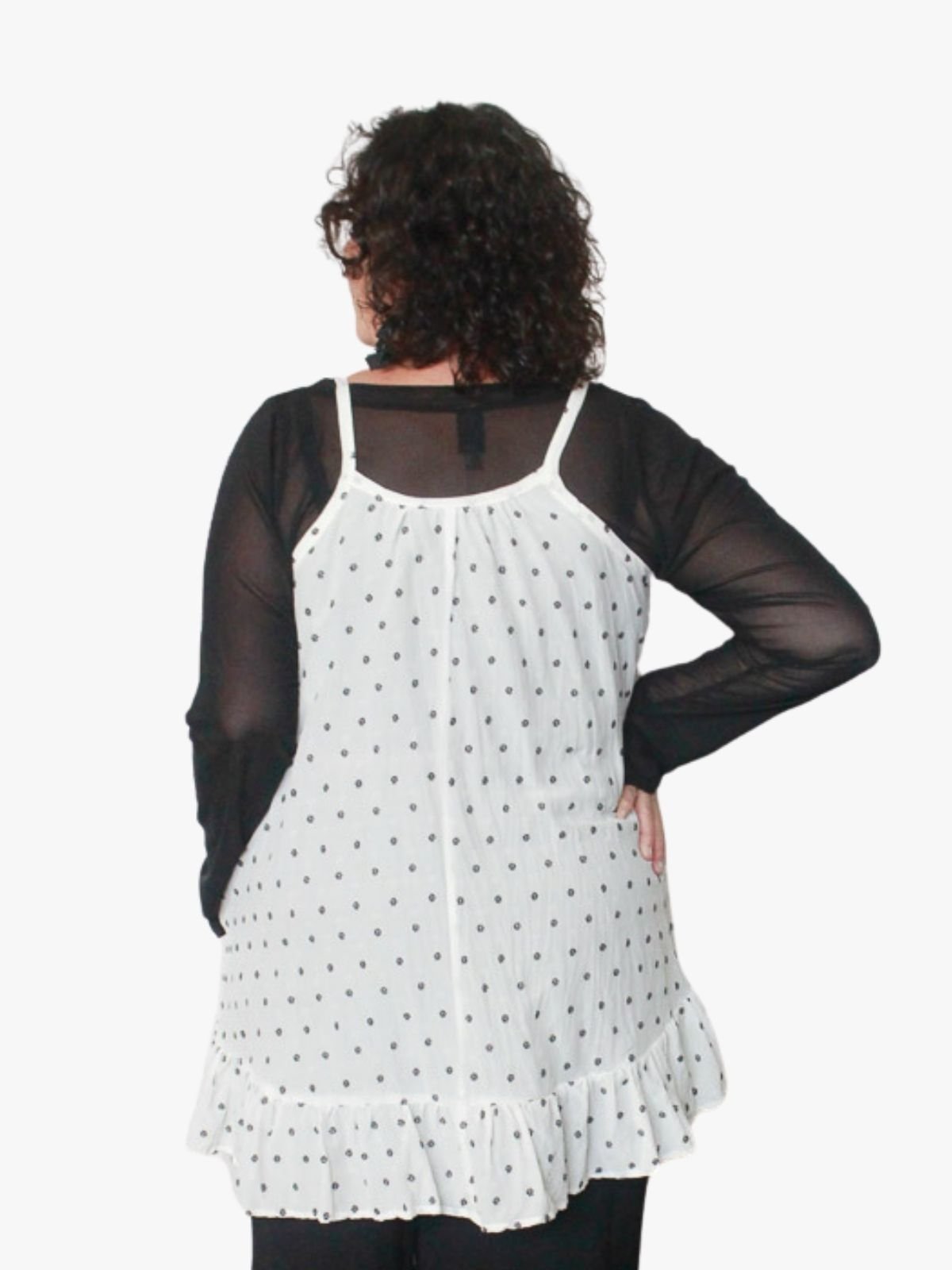 TCD Baby Doll Top - Cream Silk (Lucky Last - S)