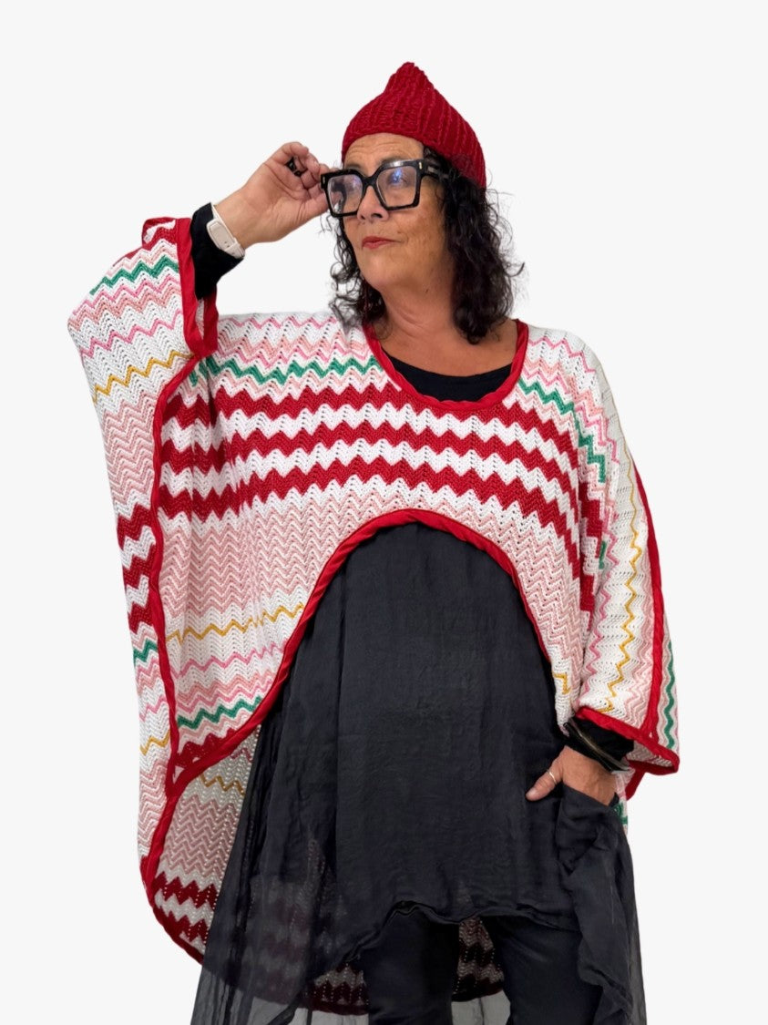TCD Battina Top  - Cotton Crochet Knit