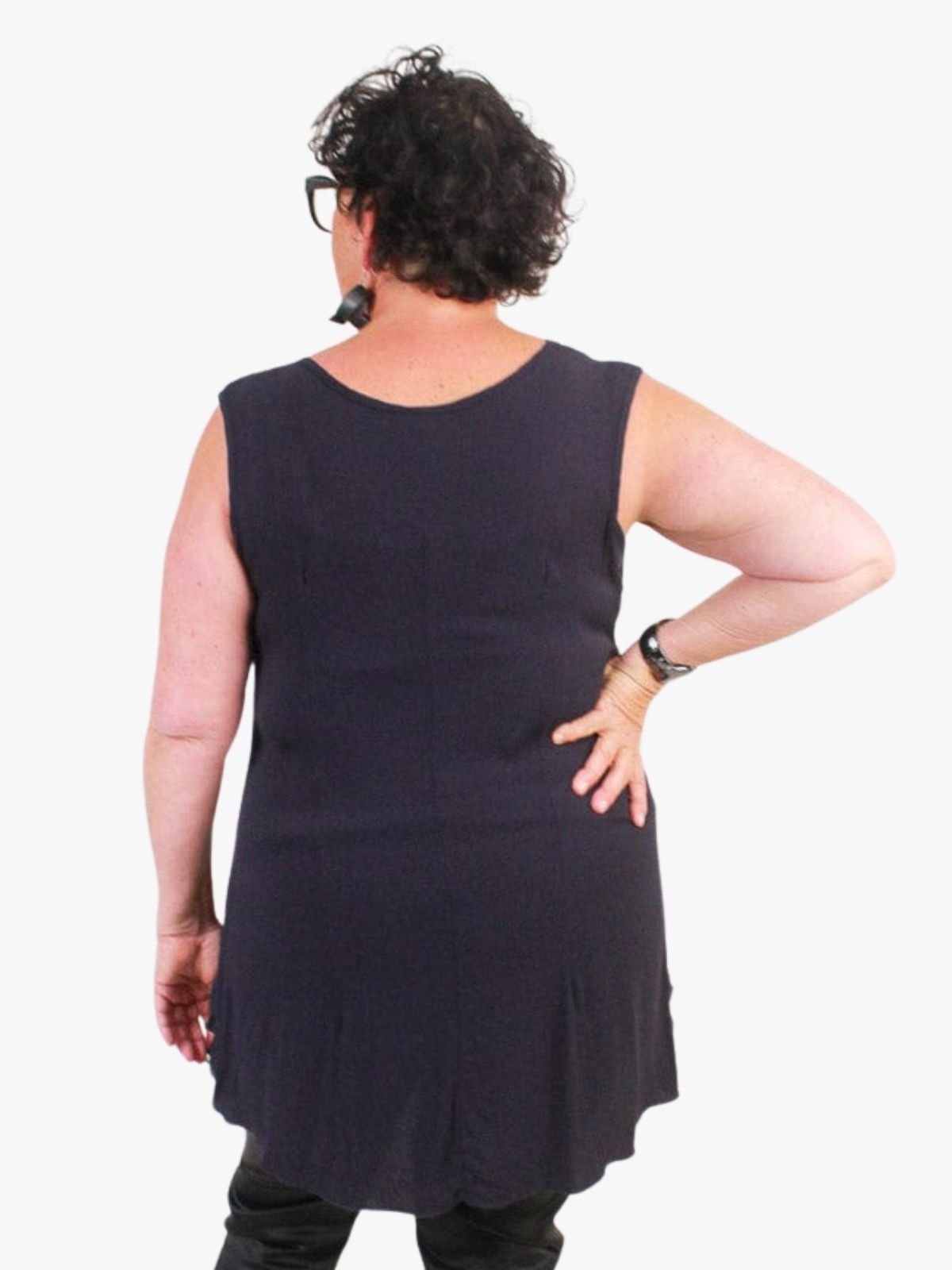 TCD Bobbie Frill Camisole - Navy
