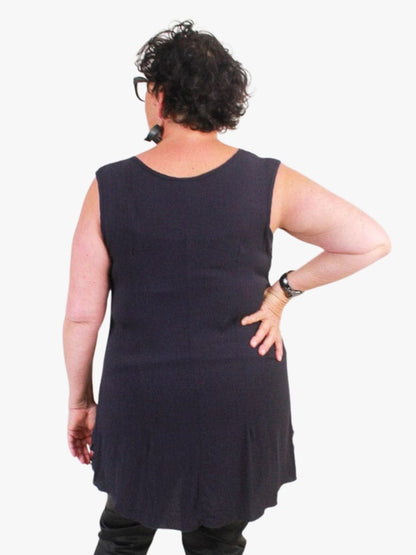 TCD Bobbie Frill Camisole - Navy