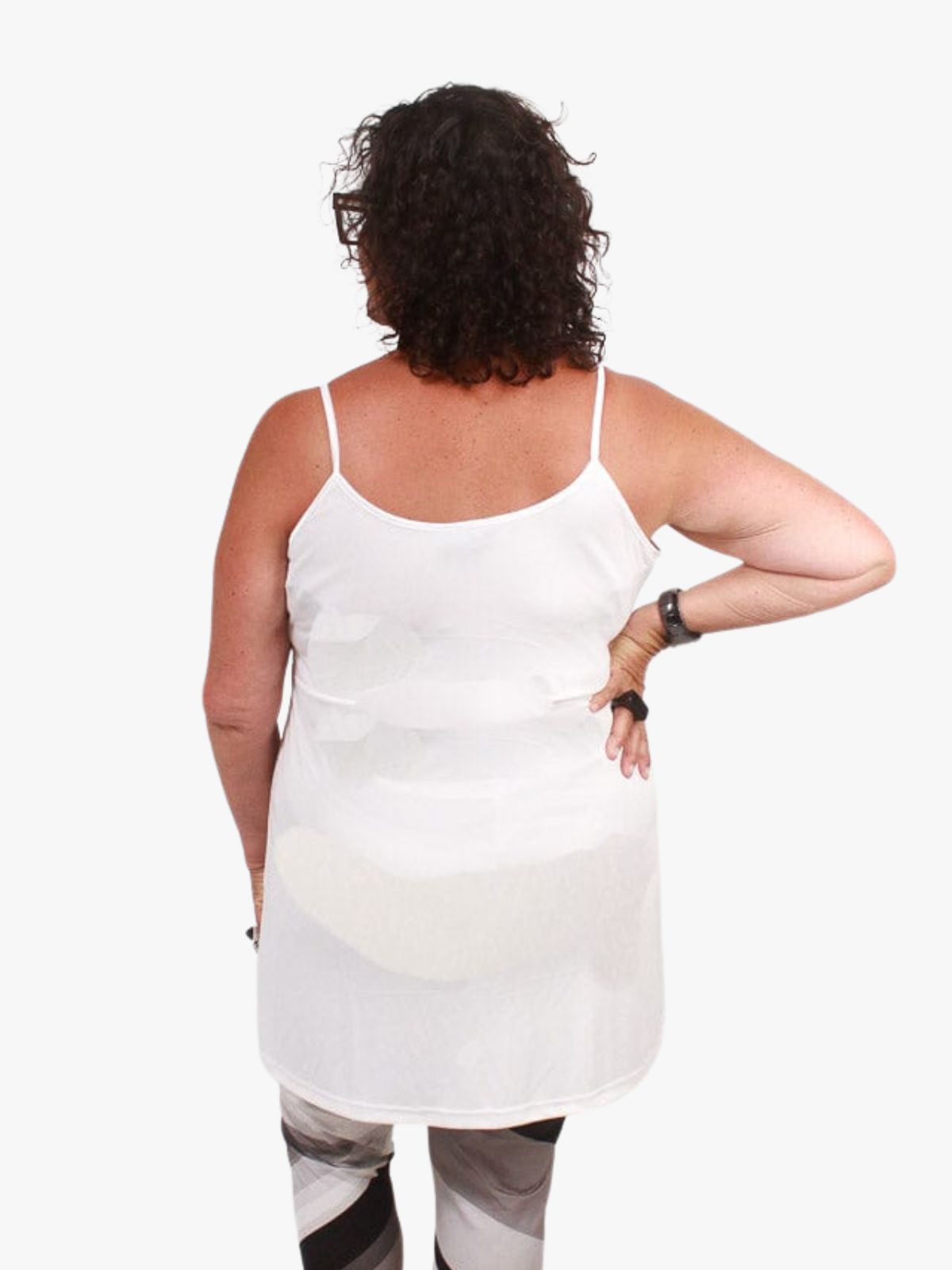 TCD Bodice Camisole - White Slinky Knit