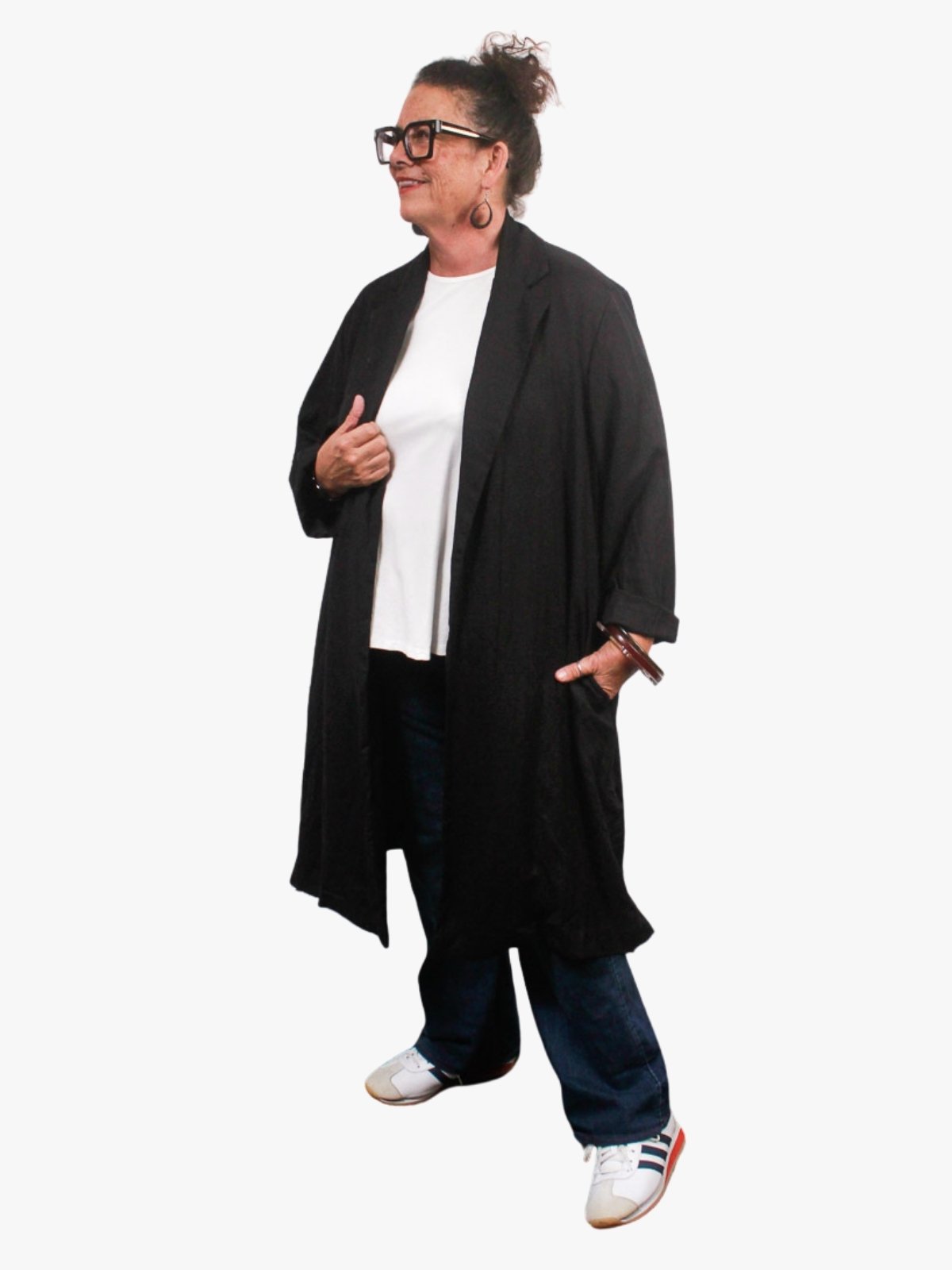 TCD Darcy Duster - Black (LUCKY LAST size LG)