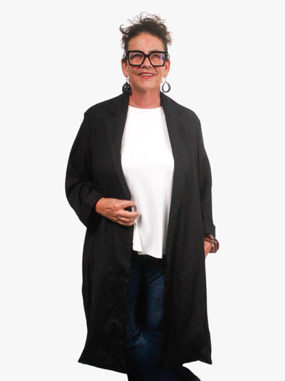 TCD Darcy Duster - Black (LUCKY LAST size LG)