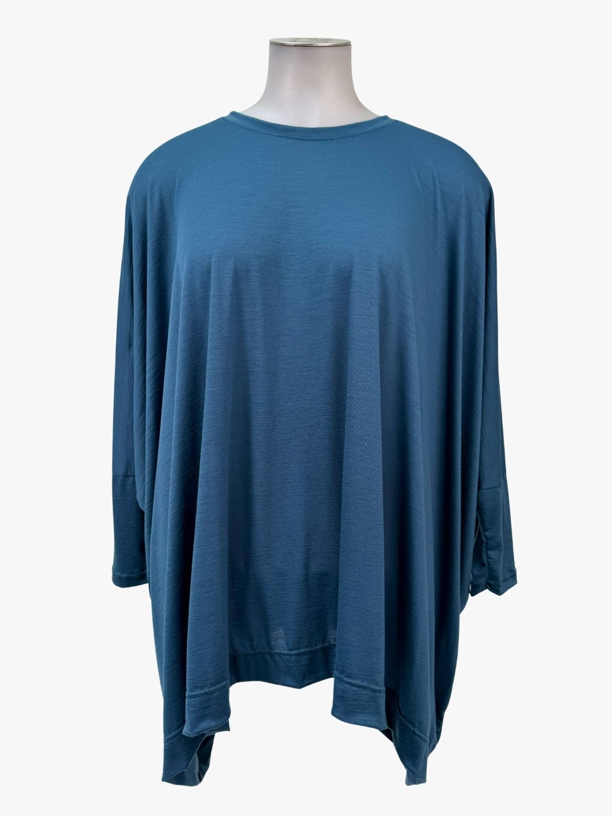 TCD Habitat Top - Petrol Blue Merino