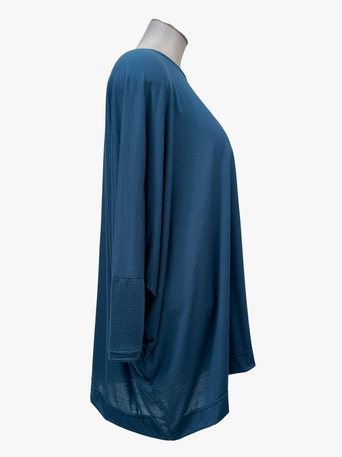 TCD Habitat Top - Petrol Blue Merino