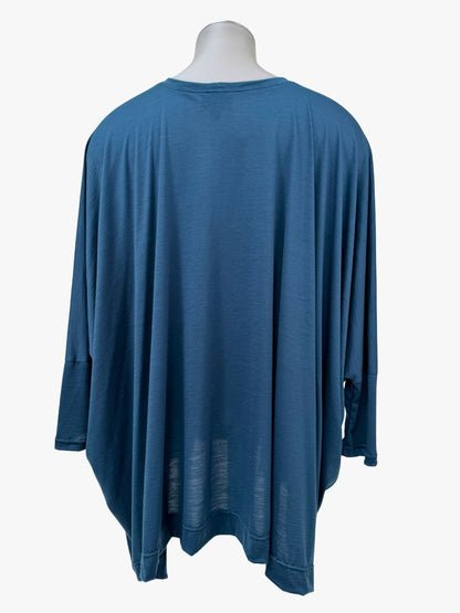 TCD Habitat Top - Petrol Blue Merino