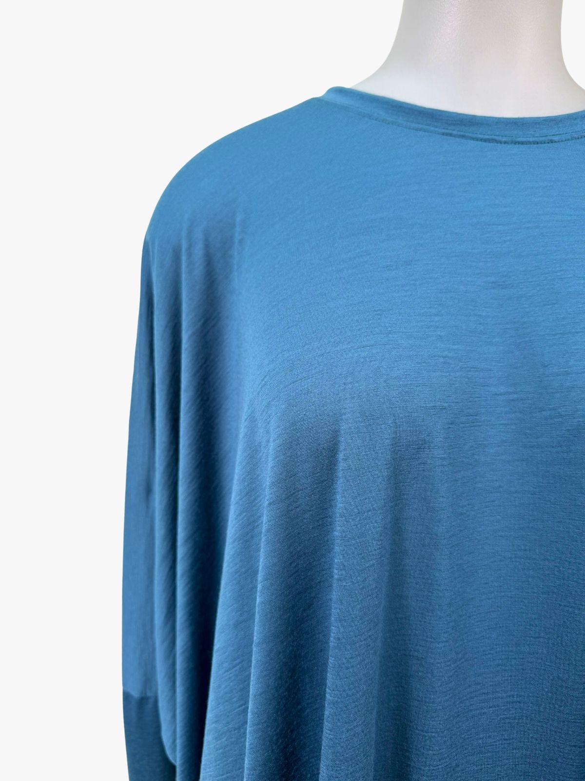 TCD Habitat Top - Petrol Blue Merino