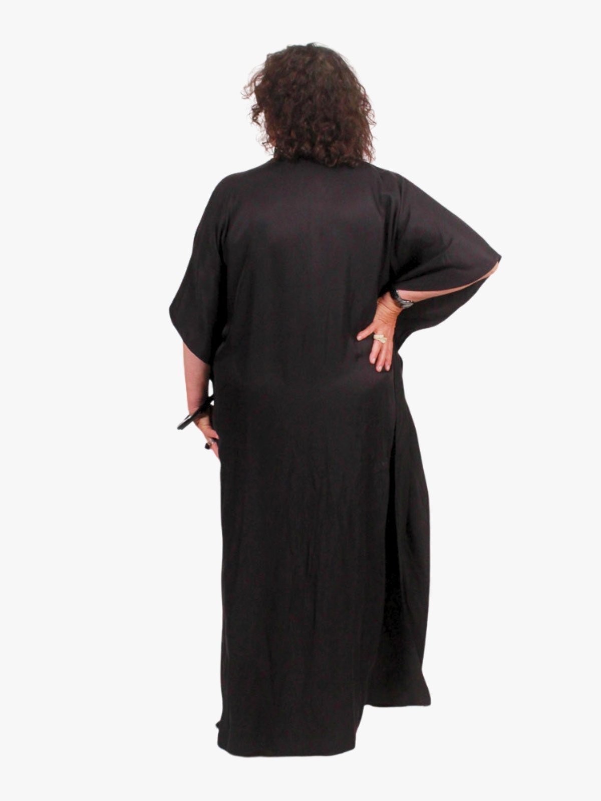 TCD Kaftan Dress - Black (LUCKY LAST - S = 14/16)