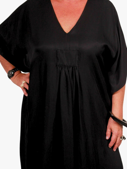 TCD Kaftan Dress - Black (LUCKY LAST - S = 14/16)