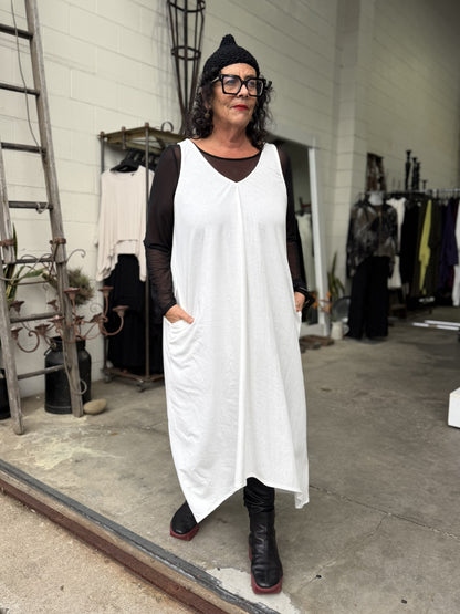 TCD Long Athena Dress - Cream