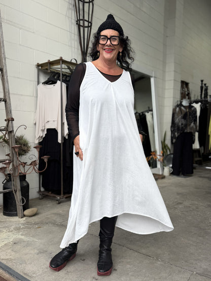 TCD Long Athena Dress - Cream