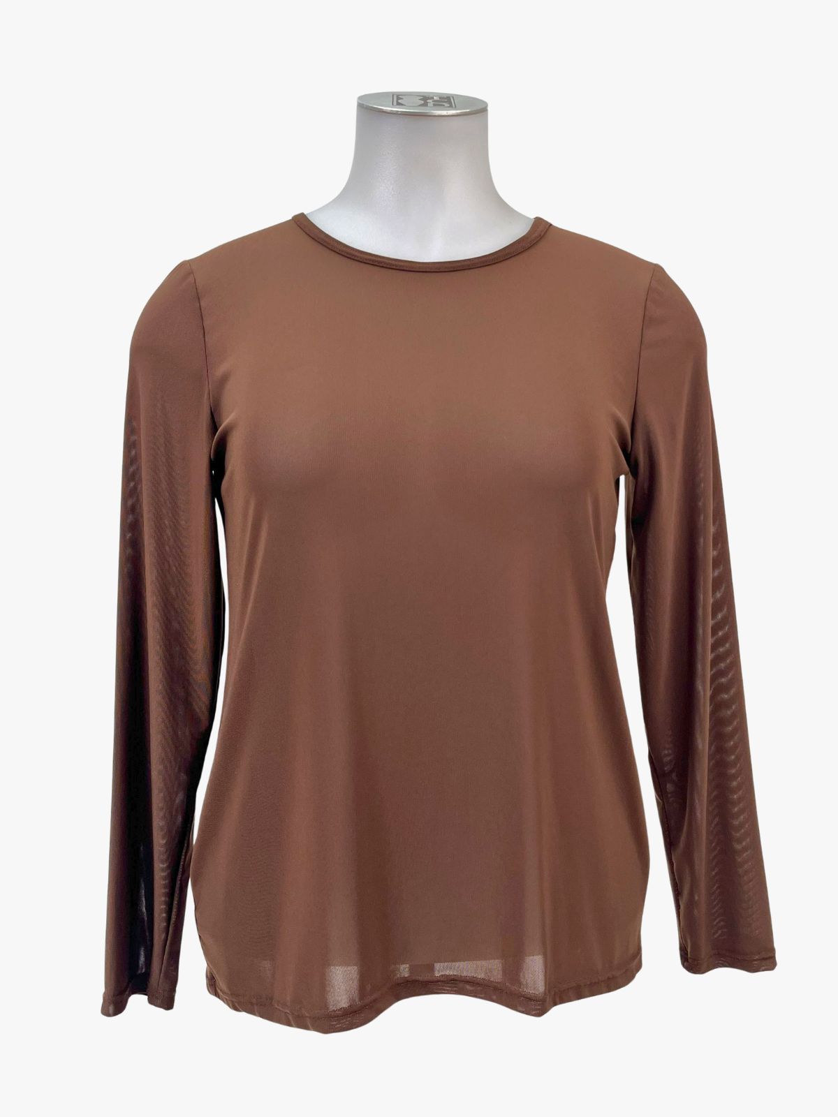 TCD Simply Tee - Brown Mesh