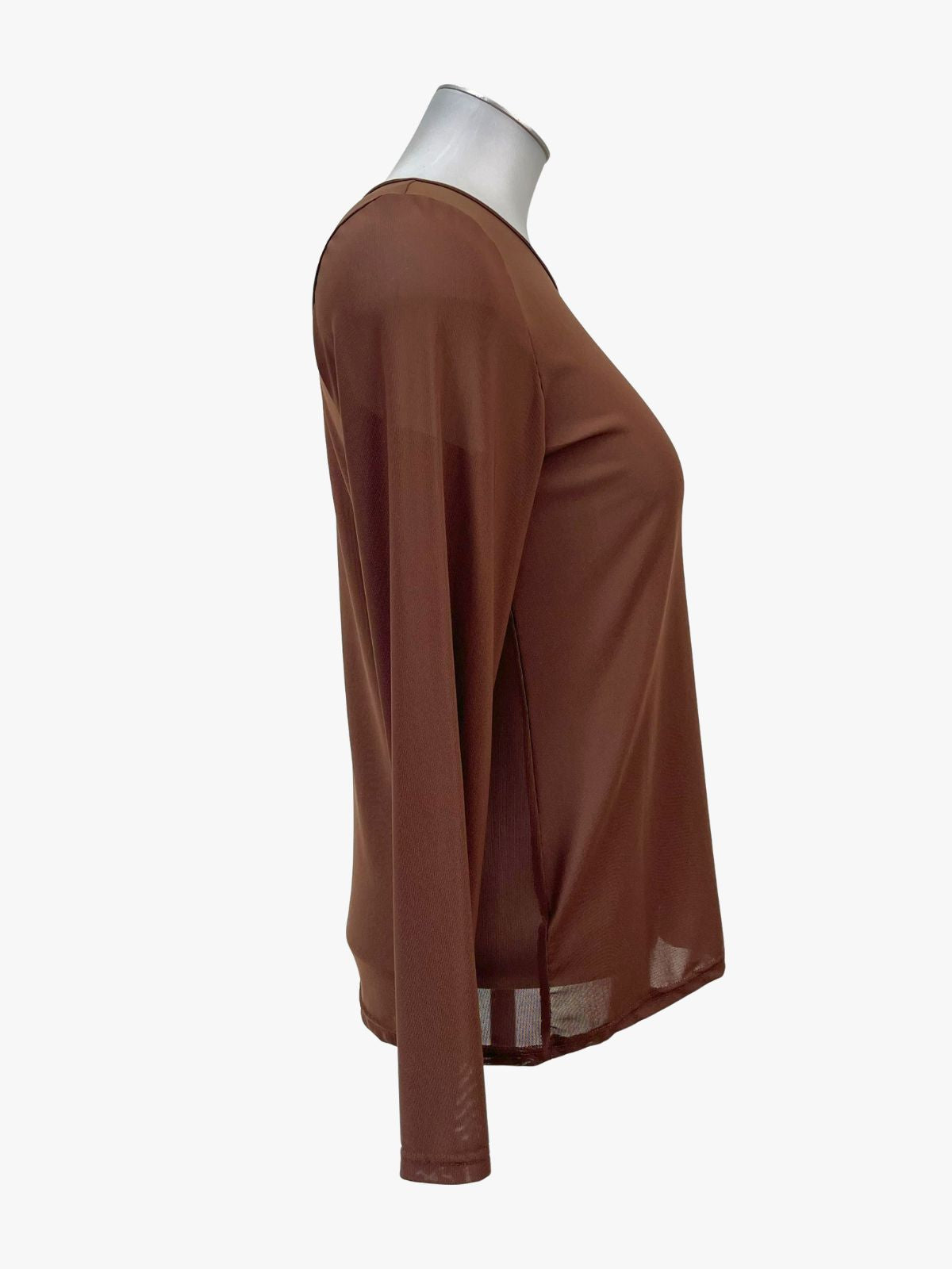 TCD Simply Tee - Brown Mesh