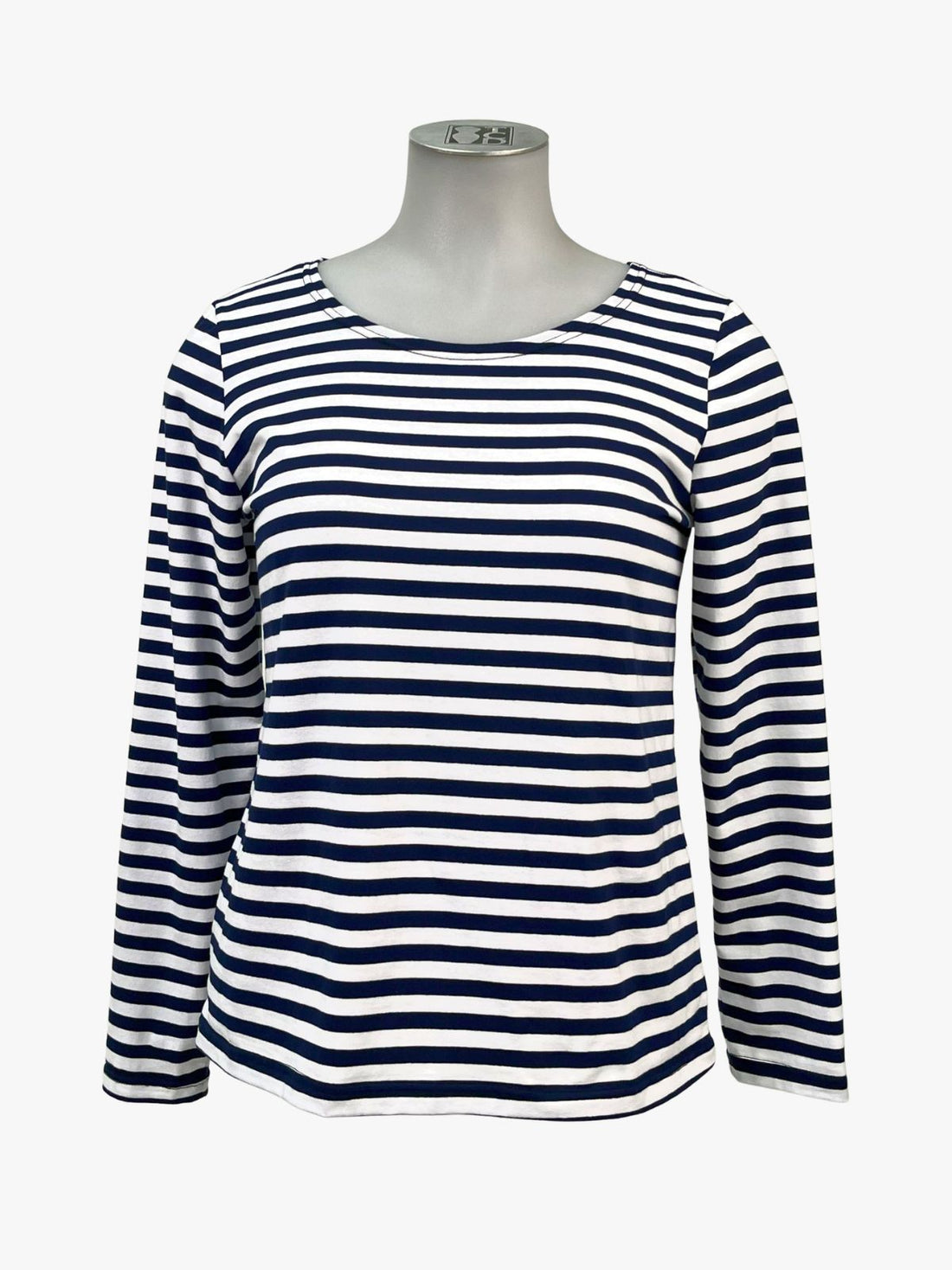 TCD Simply Tee - Navy Small Stripes