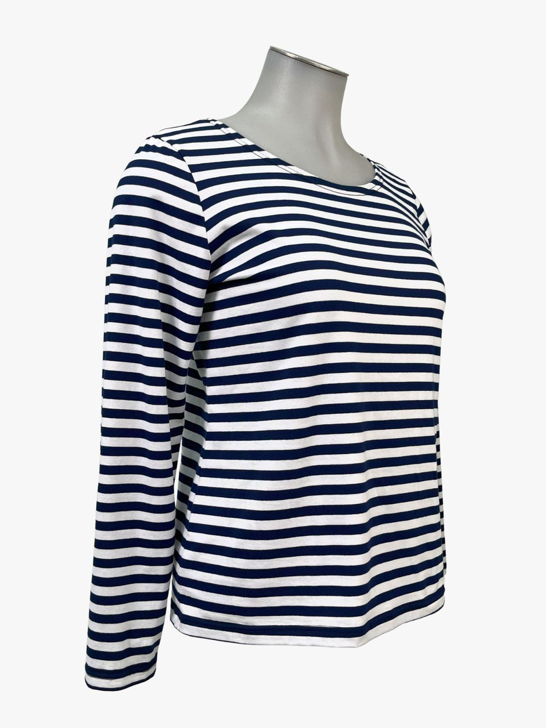 TCD Simply Tee - Navy Small Stripes