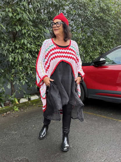 TCD Battina Top  - Cotton Crochet Knit