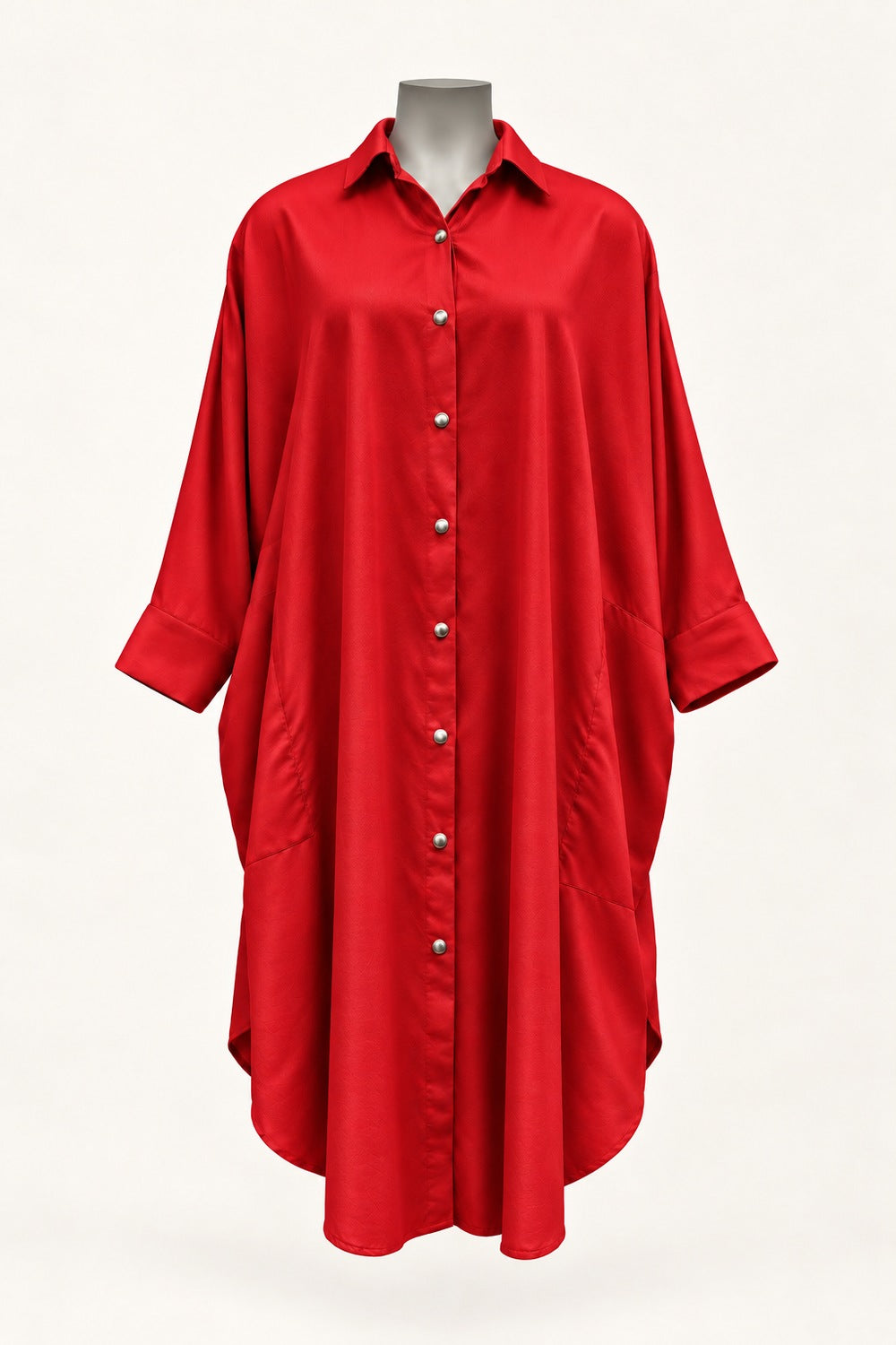 PRE ORDER TCD Georgie Shirt - Red Satin