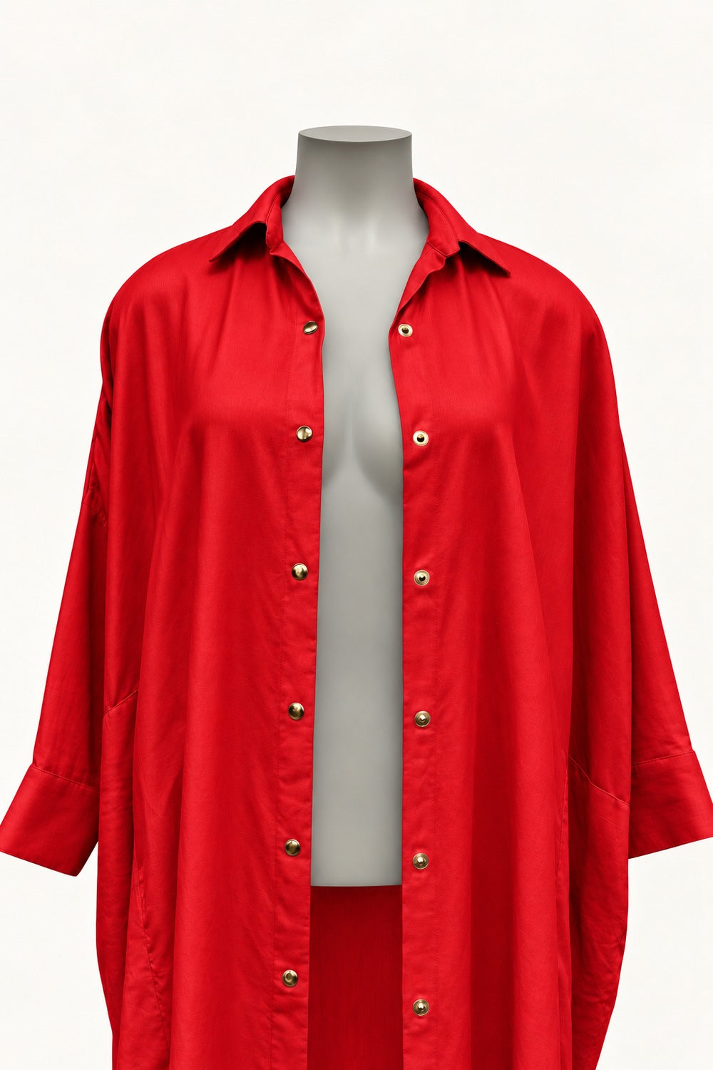 PRE ORDER TCD Georgie Shirt - Red Satin