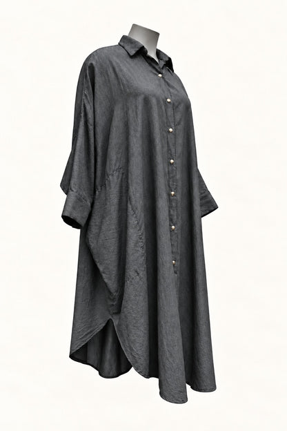 PRE ORDER  TCD Georgie Shirt - Midnight Slate