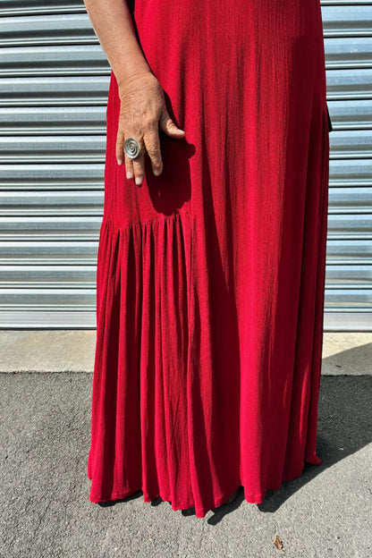 PRE ORDER TCD Eloise Dress - Samba Red