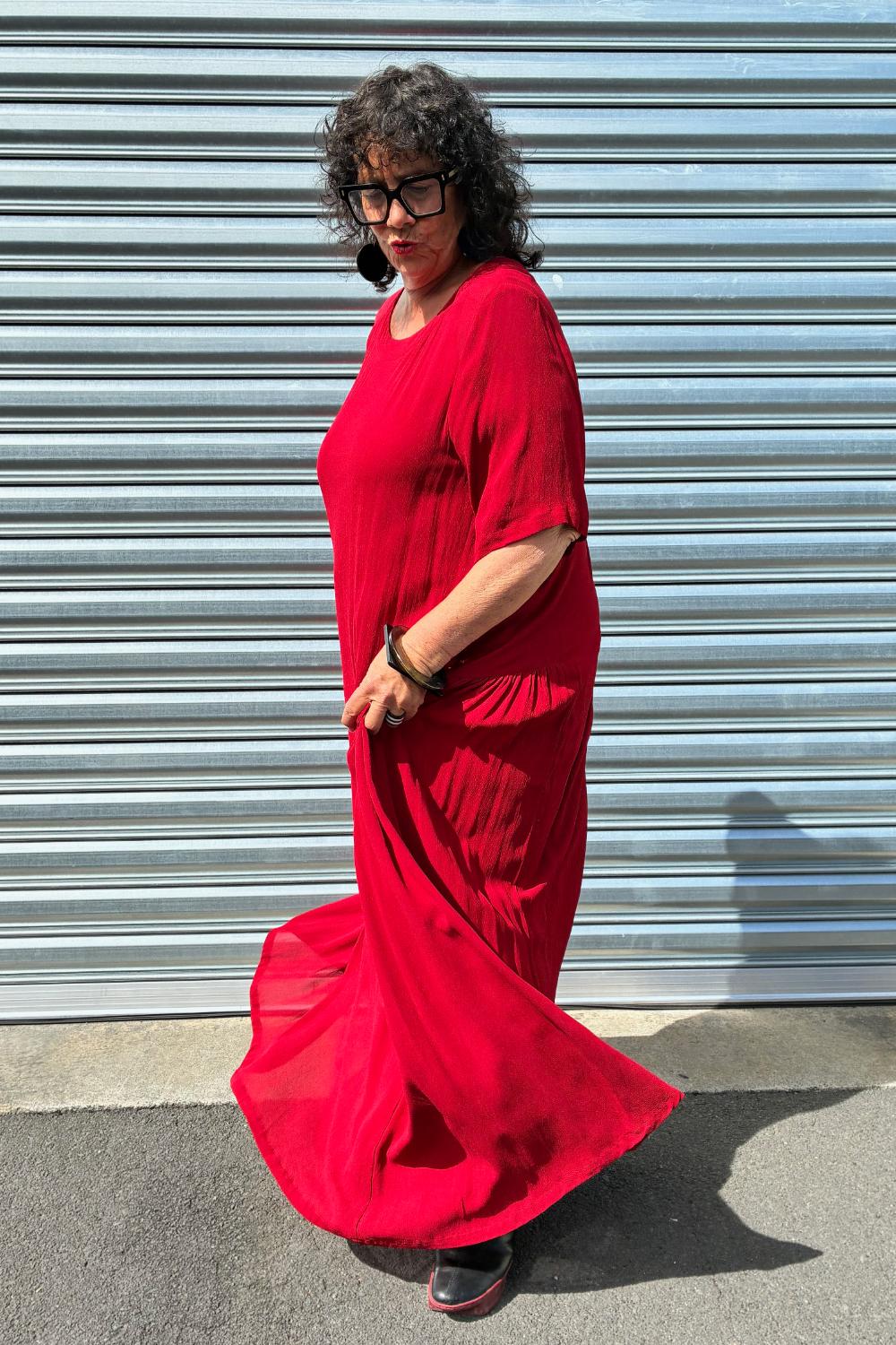 PRE ORDER TCD Eloise Dress - Samba Red