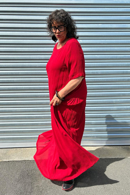 PRE ORDER TCD Eloise Dress - Samba Red