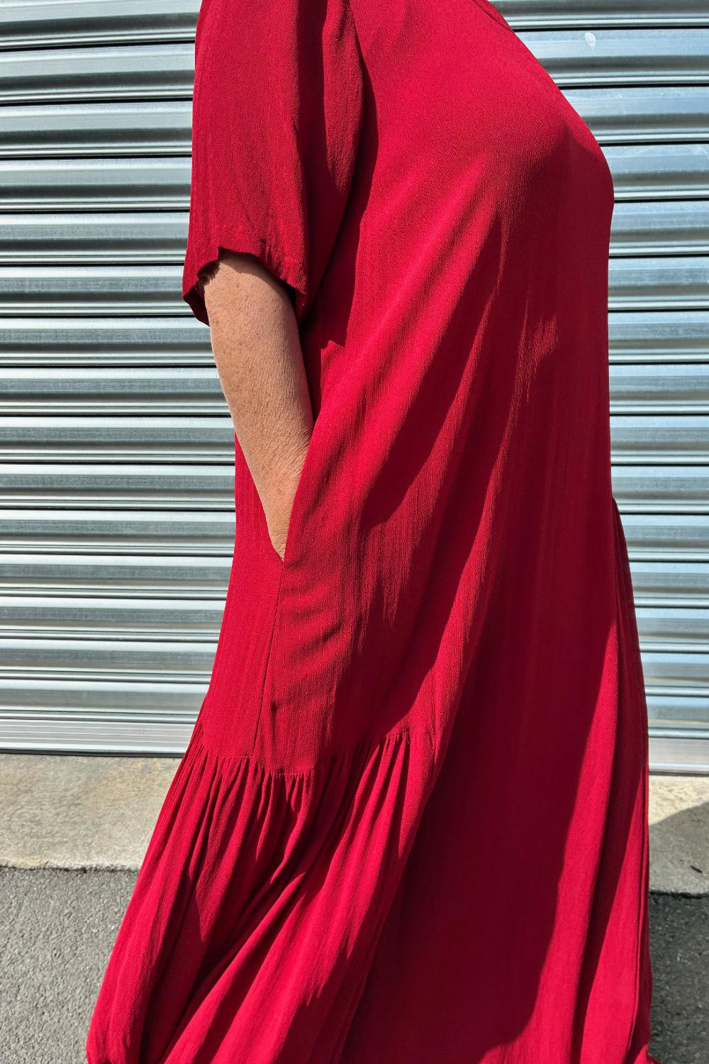 PRE ORDER TCD Eloise Dress - Samba Red