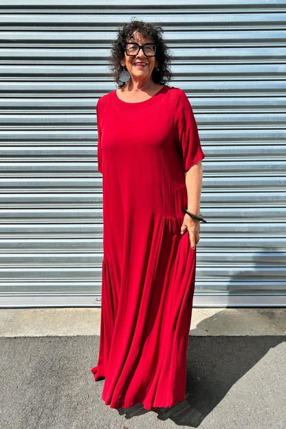 PRE ORDER TCD Eloise Dress - Samba Red