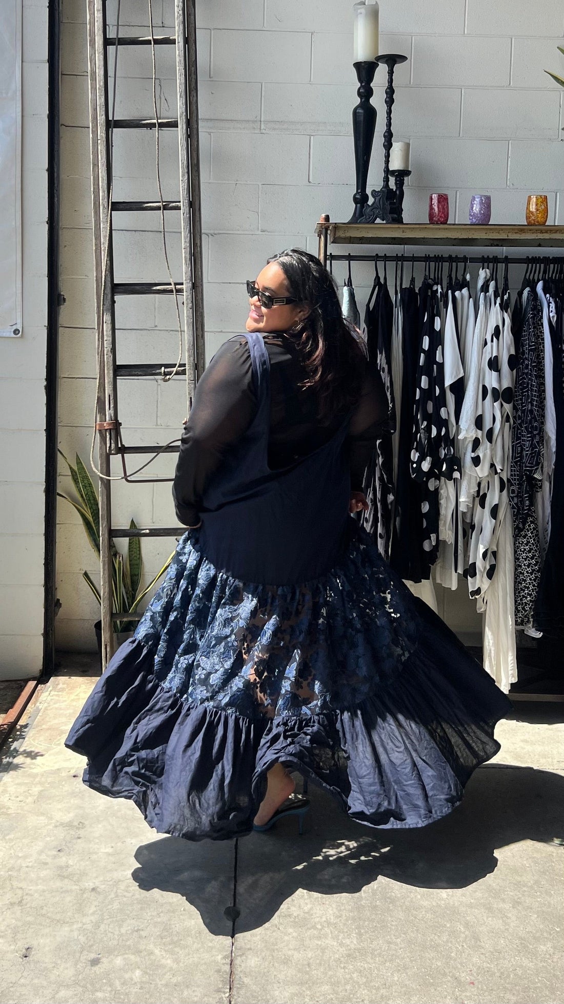 GORJIS Gorjis Arlo Petticoat - Navy Linen Shop