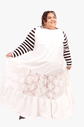 GORJIS Gorjis Arlo Petticoat - White Cotton Shop