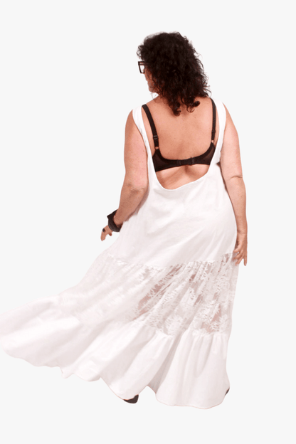 GORJIS Gorjis Arlo Petticoat - White Cotton Shop