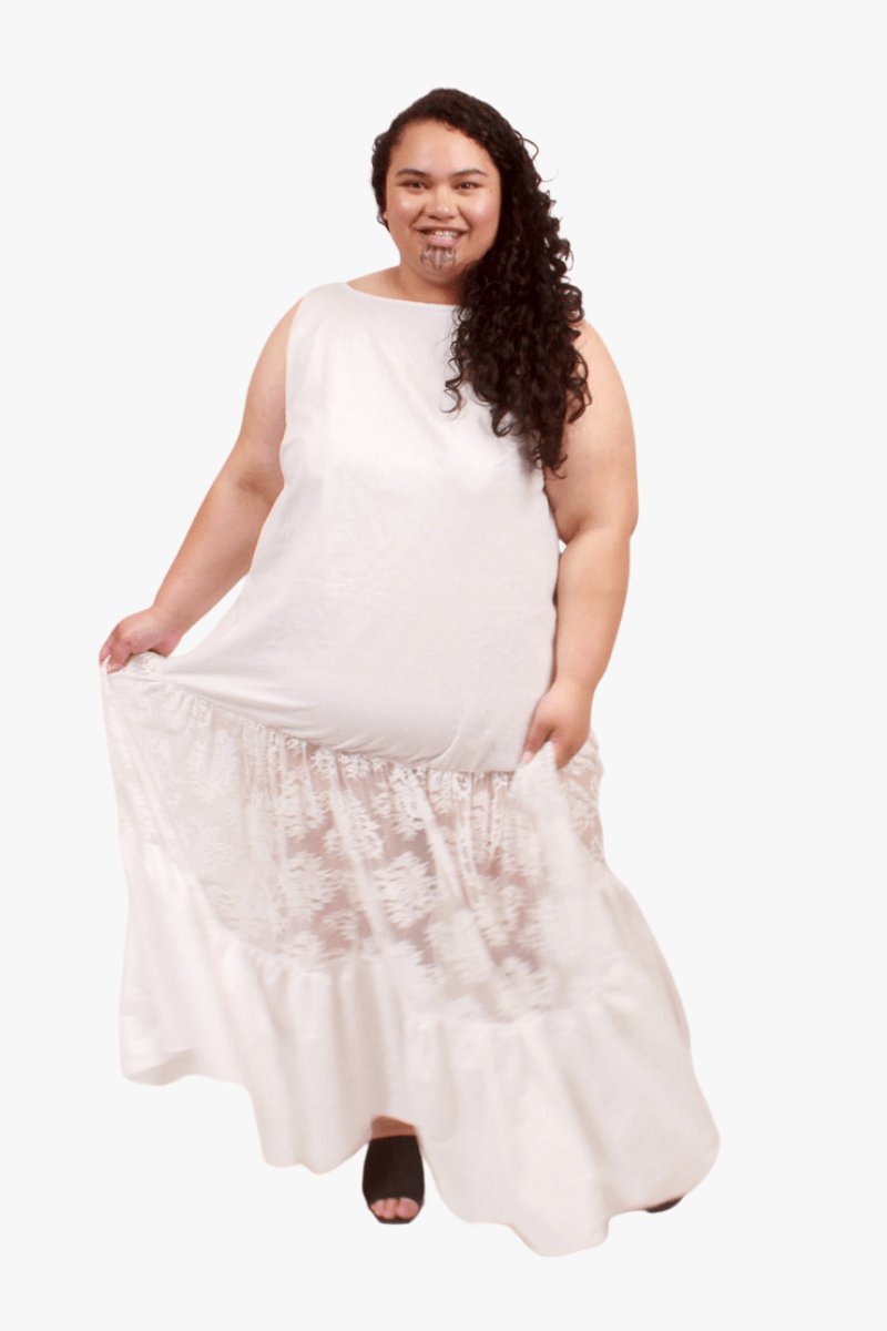 GORJIS Gorjis Arlo Petticoat - White Cotton Shop