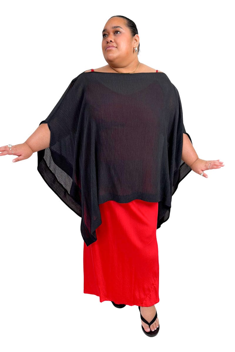 GORJIS Gorjis Coverall Top - Black Shop S = 14 - 16