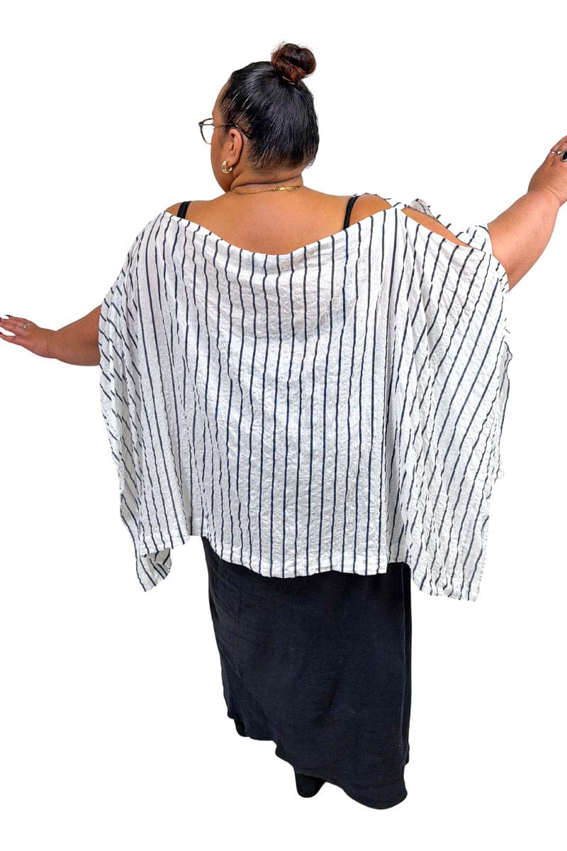 GORJIS TCD Coverall Top - Navy Stripe Shop