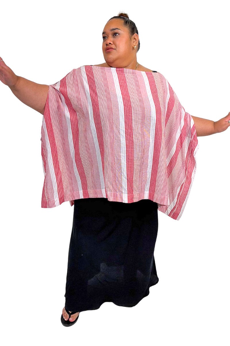 GORJIS TCD Coverall Top - Red stripe Shop