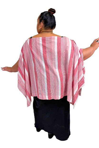 GORJIS TCD Coverall Top - Red stripe Shop