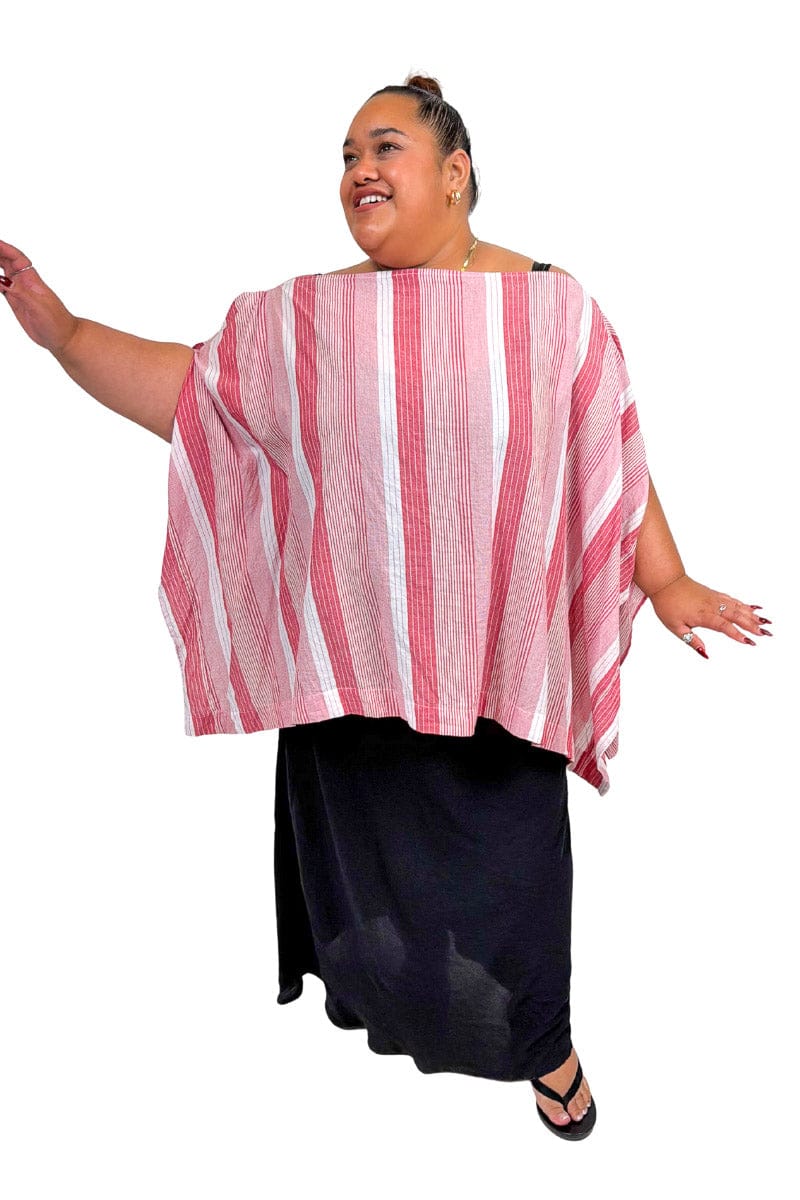 GORJIS TCD Coverall Top - Red stripe Shop