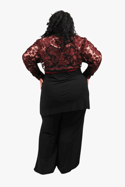 GORJIS Gorjis Blair Top - Merlot Top