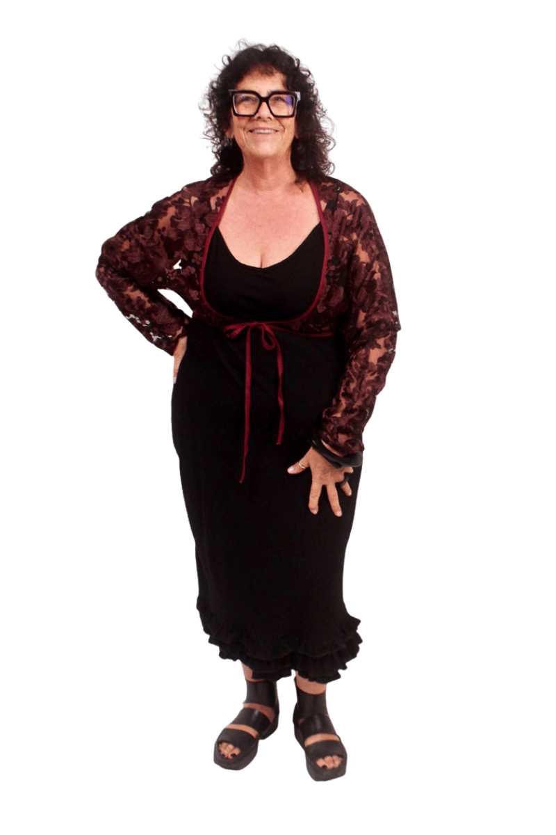 GORJIS Gorjis Blair Top - Merlot Top