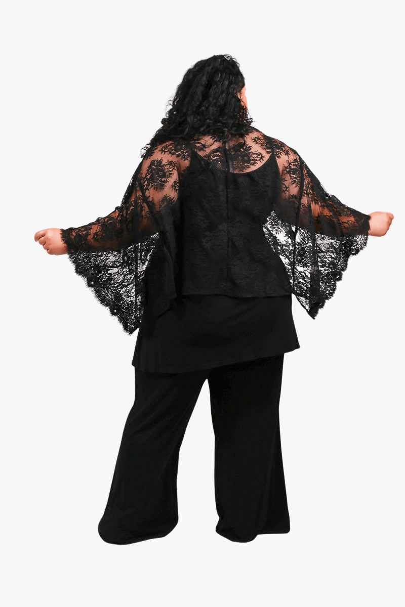 GORJIS Gorjis Cove Top - Black Top O/S = 14 - 24