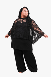 GORJIS Gorjis Cove Top - Black Top O/S = 14 - 24