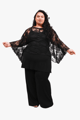 GORJIS Gorjis Cove Top - Black Top O/S = 14 - 24