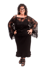 GORJIS Gorjis Cove Top - Black Top O/S = 14 - 24